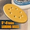 Powertec 5 in. x 8 Holes, 60 Grit, A/O Hook & Loop Sanding Disc, Gold, 50PK 44006G-50 - alternate 5
